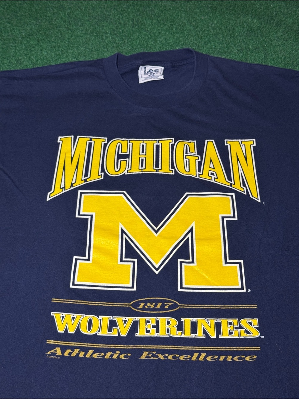 Vintage 90s University of Michigan Wolverines T-shirt, Football Basketball XXL